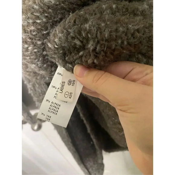 Fabianna Filippi Chunky Hooded Wool Cardigan - Picture 7 of 12